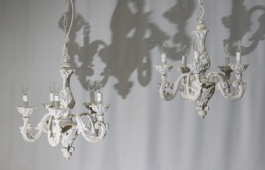 Rococo Italian Painted Chandeliers